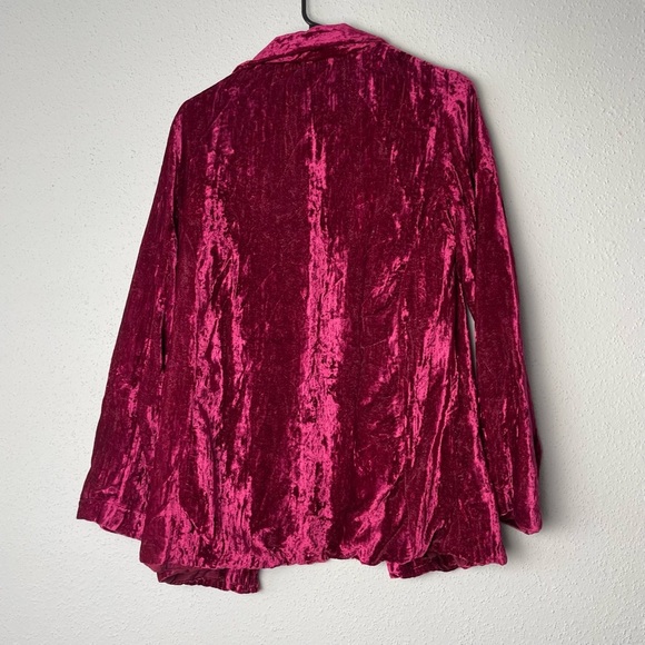 V. de. Vinster. Velvet Silk Cardigan Jacket - Picture 2 of 6
